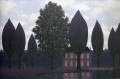 les barricades mystérieuses 1961 René Magritte